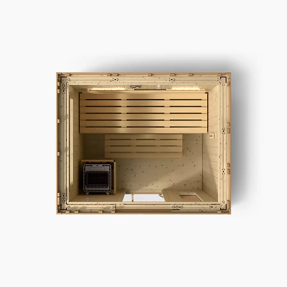 Kohler C2 Outdoor Traditional Sauna Kit – Douglas Fir | Up to 6 Persons