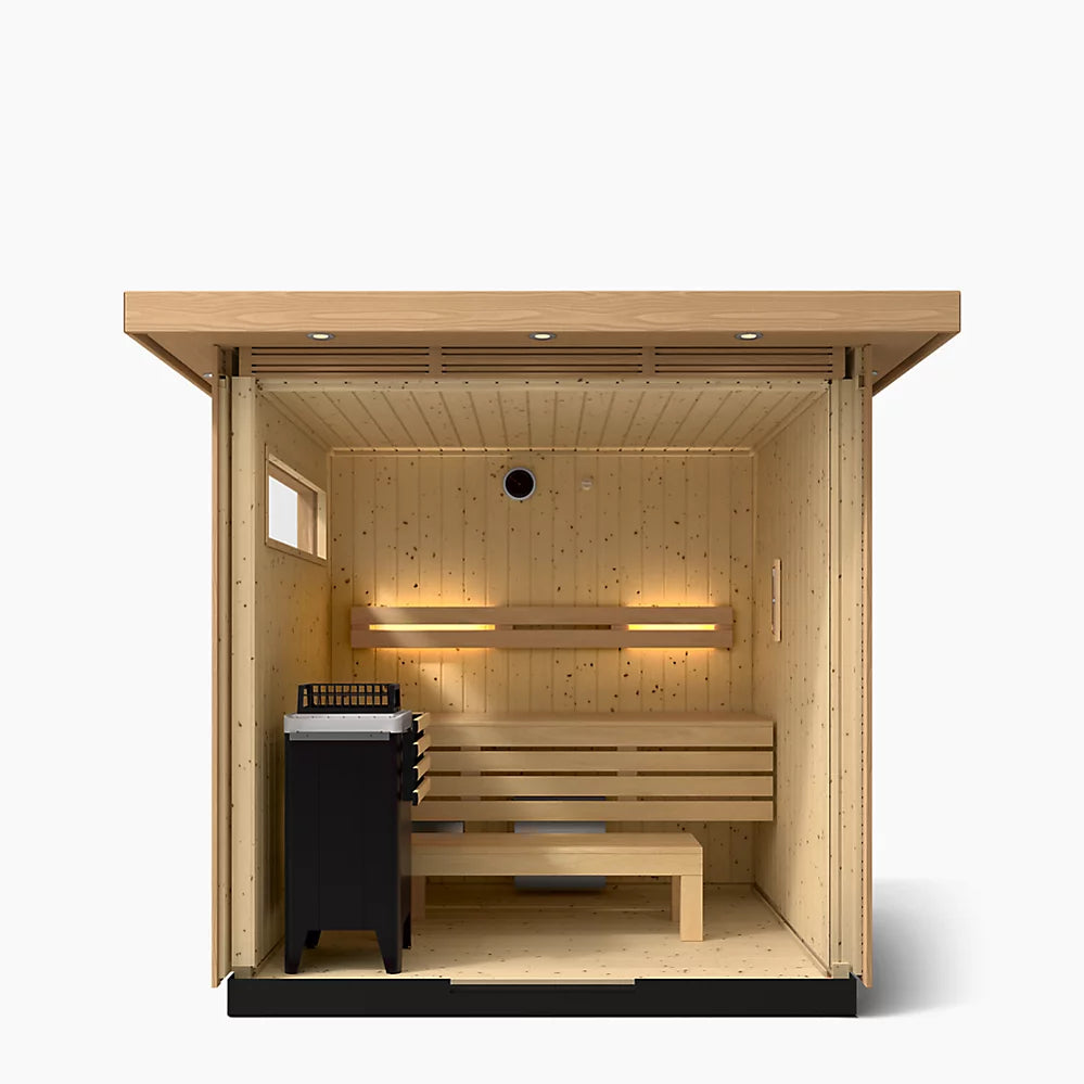 Kohler C2 Outdoor Traditional Sauna Kit – Douglas Fir | Up to 6 Persons