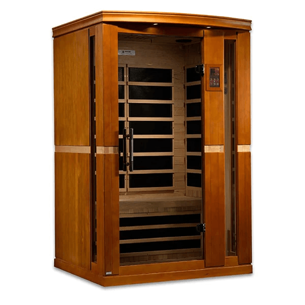 Dynamic Vittoria 2-person Low EMF FAR Indoor Infrared Sauna + Red Light Therapy | DYN-6220-01