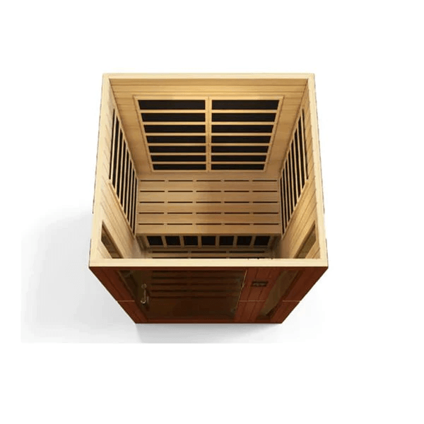 Dynamic Vittoria 2-person Low EMF FAR Indoor Infrared Sauna + Red Light Therapy | DYN-6220-01
