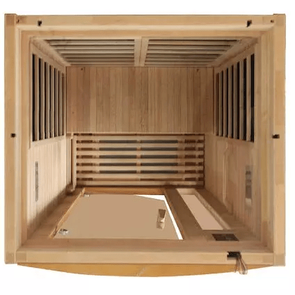 Dynamic Barcelona Elite 1-2-person Ultra Low EMF FAR Indoor Infrared Sauna + Red Light Therapy | DYN-6106-01-Elite