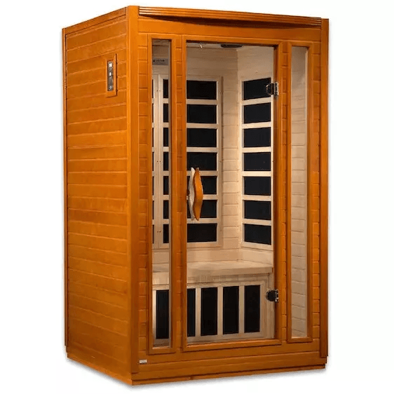 Dynamic San Marino 2-Person Low EMF FAR Indoor Infrared Sauna + Red Light Therapy | DYN-6206-01