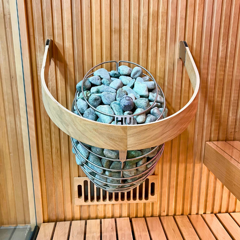 Auroom Libera Glass 2-Person Indoor Traditional Sauna