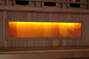 Golden Designs 1-2 Person Full Spectrum Near Zero EMF Indoor Infrared Sauna + Red Light Therapy & Himalayan Salt Bar | GDI-8010-03