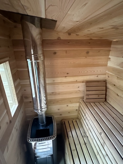True North Canadian Made 5 Person Outdoor Traditional Cabin Sauna