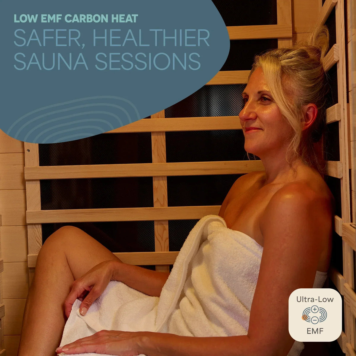 Lifepro RejuvaCure™ 1-2 Person Low EMF Far Infrared Sauna with Red Light Therapy