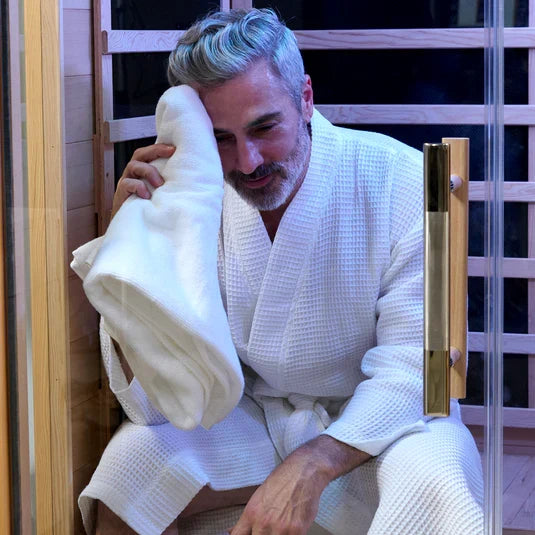 Lifepro RejuvaCure™ 1-2 Person Low EMF Far Infrared Sauna with Red Light Therapy
