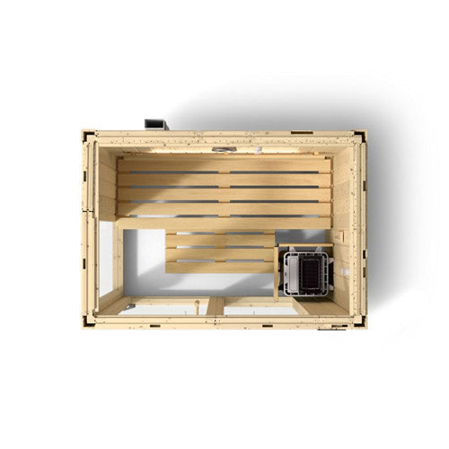 Kohler C1 2–5 Person Indoor Traditional Sauna – Scandinavian Spruce