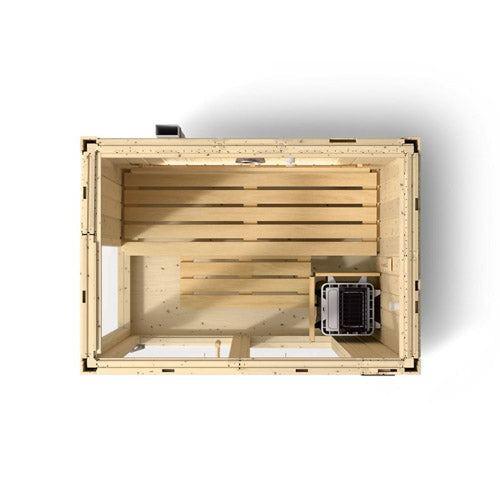 Kohler C1 2–5 Person Indoor Traditional Sauna – Scandinavian Spruce