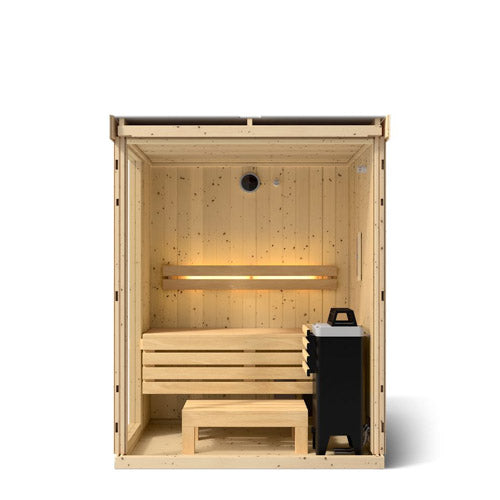 Kohler C1 2–5 Person Indoor Traditional Sauna – Scandinavian Spruce