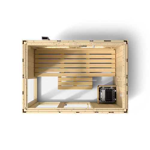Kohler C1 2–5 Person Indoor Traditional Sauna – Scandinavian Spruce