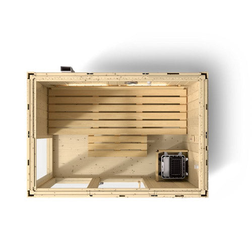 Kohler C1 2–5 Person Indoor Traditional Sauna – Scandinavian Spruce
