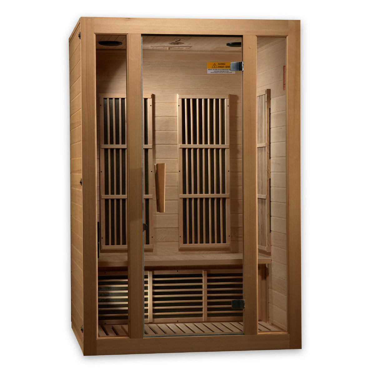 Maxxus Seattle 2-Person Low EMF FAR Indoor Infrared Sauna + Red Light Therapy | MX-J206-01
