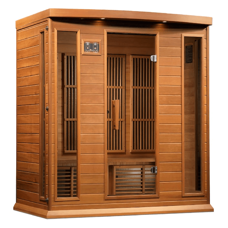 Maxxus 4-Person Near Zero EMF FAR Indoor Infrared Sauna + Red Light Therapy | MX-K406-01-ZF CED