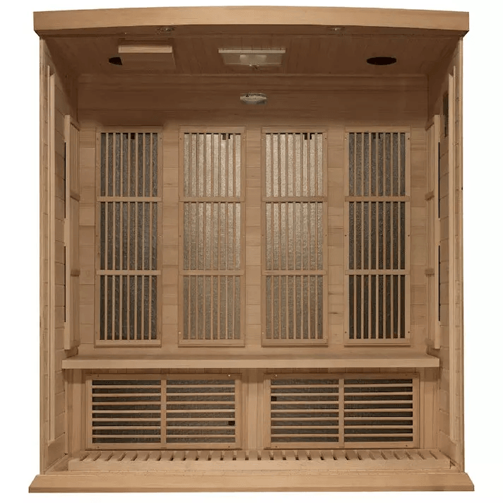 Maxxus 4-Person Near Zero EMF FAR Indoor Infrared Sauna + Red Light Therapy | MX-K406-01-ZF