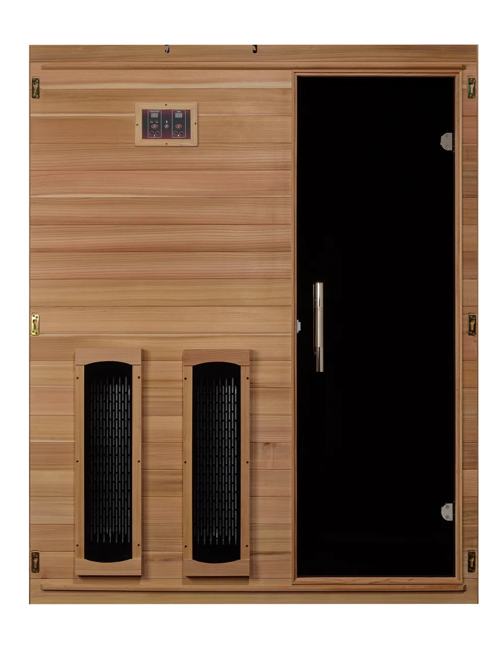 Maxxus S-Line 3-Person Full Spectrum Near Zero EMF Indoor Infrared Sauna + Red Light Therapy | MX-S306-01-FS-PC