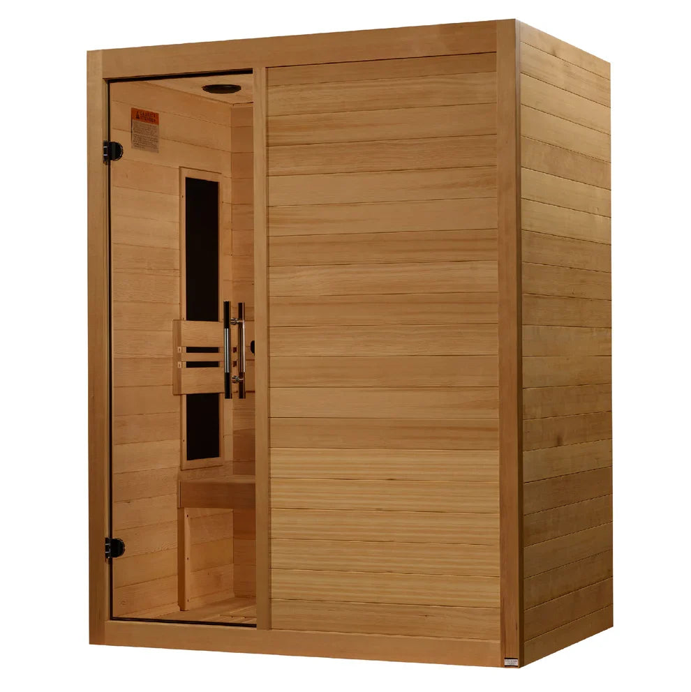 Maxxus S-Line 3-Person Low EMF FAR Indoor Infrared Sauna + Red Light Therapy | MX-S306-01
