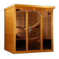 Dynamic Monaco Elite 6-person Ultra Low EMF FAR Indoor Infrared Sauna + Red Light Therapy | DYN-6996-01 Elite