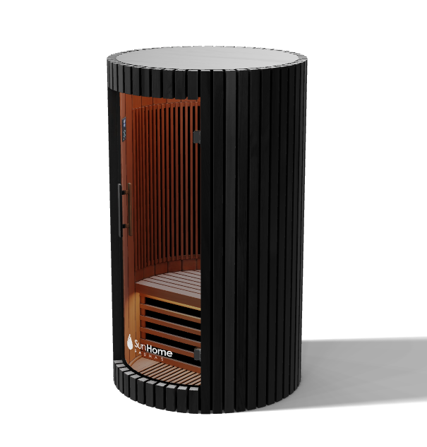 Sun Home Pod™ 1-Person Full Spectrum Indoor Infrared Sauna + Red Light Therapy