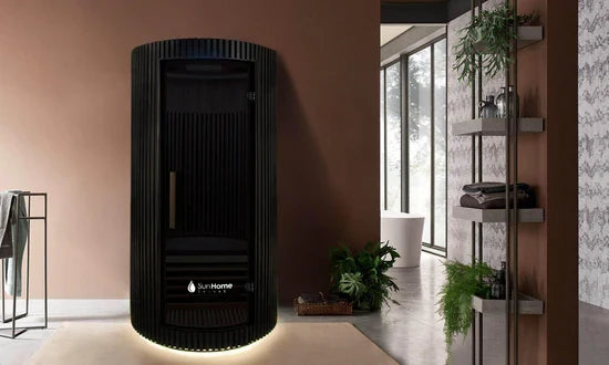 Sun Home Pod™ 1-Person Full Spectrum Indoor Infrared Sauna + Red Light Therapy