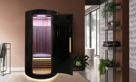 Sun Home Pod™ 1-Person Full Spectrum Indoor Infrared Sauna + Red Light Therapy