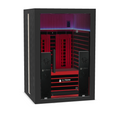 Sun Home Eclipse™ 2-Person Full Spectrum Indoor Infrared Sauna + Red Light Therapy