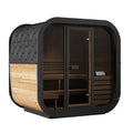 SaunaLife 4 Person 4.6' Long Outdoor Traditional Cube Sauna | Model CL5G