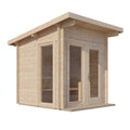 SaunaLife 6-Person Outdoor Traditional Cabin Sauna | Model G4