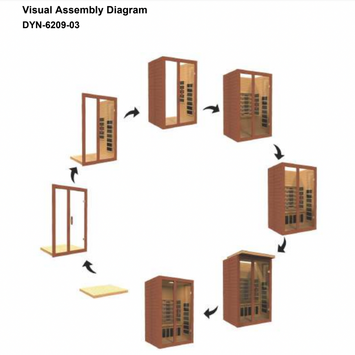 Dynamic Santiago 2-Person Full Spectrum Near Zero EMF Indoor Infrared Sauna + Red Light Therapy | DYN-6209-03 FS