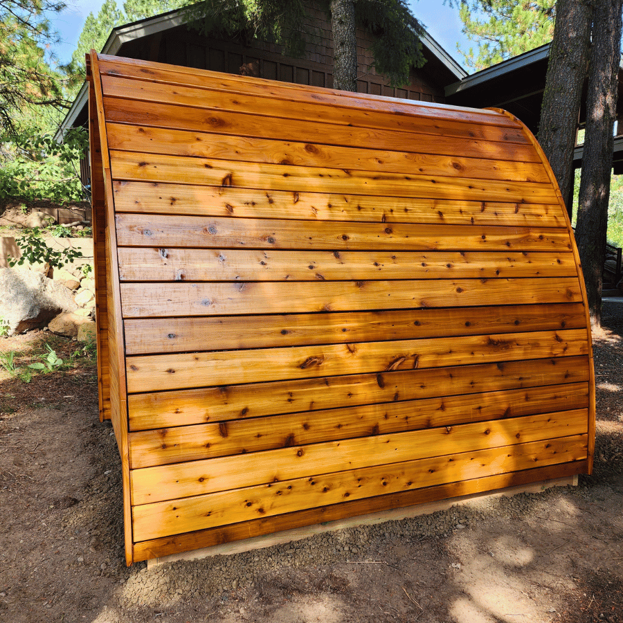 True North Canadian Made 4-8 Person Outdoor Traditional Pod Sauna