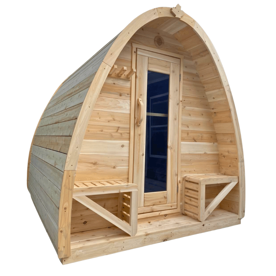True North Canadian Made 4-8 Person Outdoor Traditional Pod Sauna