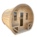 True North Schooner Canadian Made 2-8 Person Outdoor Traditional Barrel Sauna