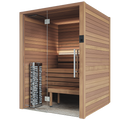 Auroom Cala Glass 2-4 Person Traditional Indoor Sauna