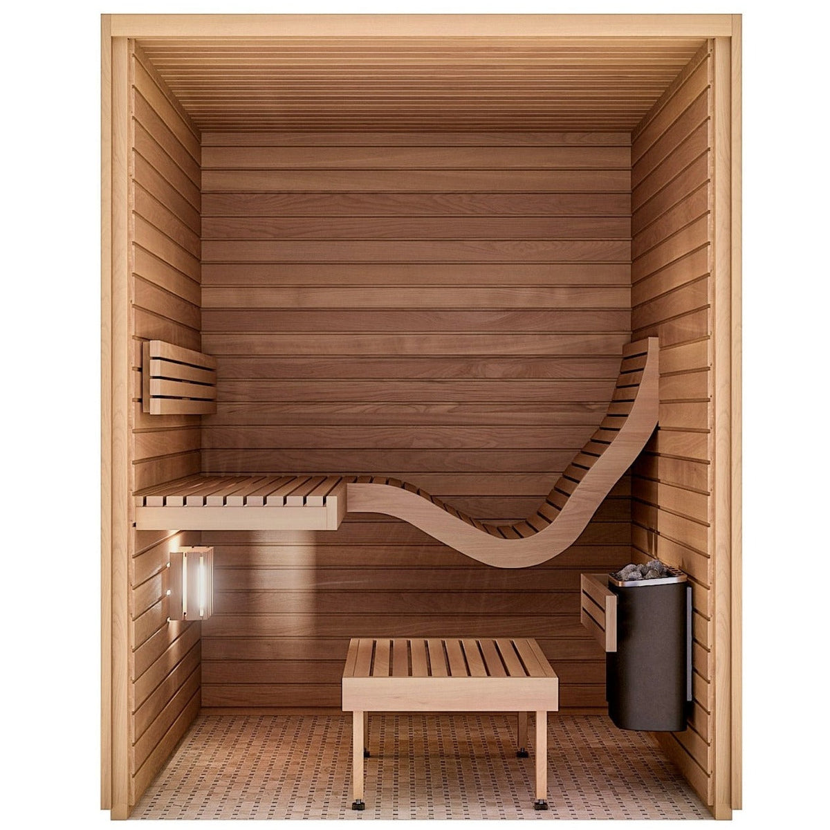 Auroom Baia 2-Person Traditional Indoor Sauna