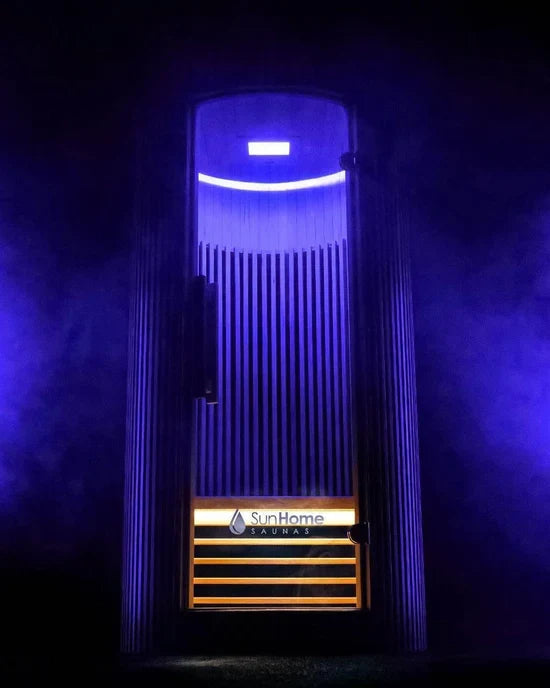 Sun Home Pod™ 1-Person Full Spectrum Indoor Infrared Sauna + Red Light Therapy