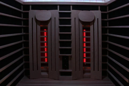 Sun Home Eclipse™ 2-Person Full Spectrum Indoor Infrared Sauna + Red Light Therapy