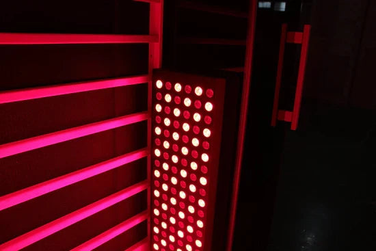 Sun Home Eclipse™ 2-Person Full Spectrum Indoor Infrared Sauna + Red Light Therapy