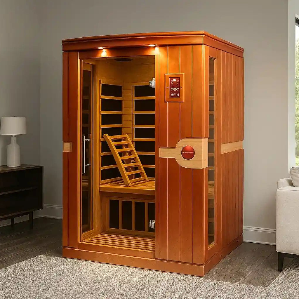 Dynamic Venice Elite 2-person Ultra Low EMF FAR Indoor Infrared Sauna + Red Light Therapy | DYN-6210-01-Elite