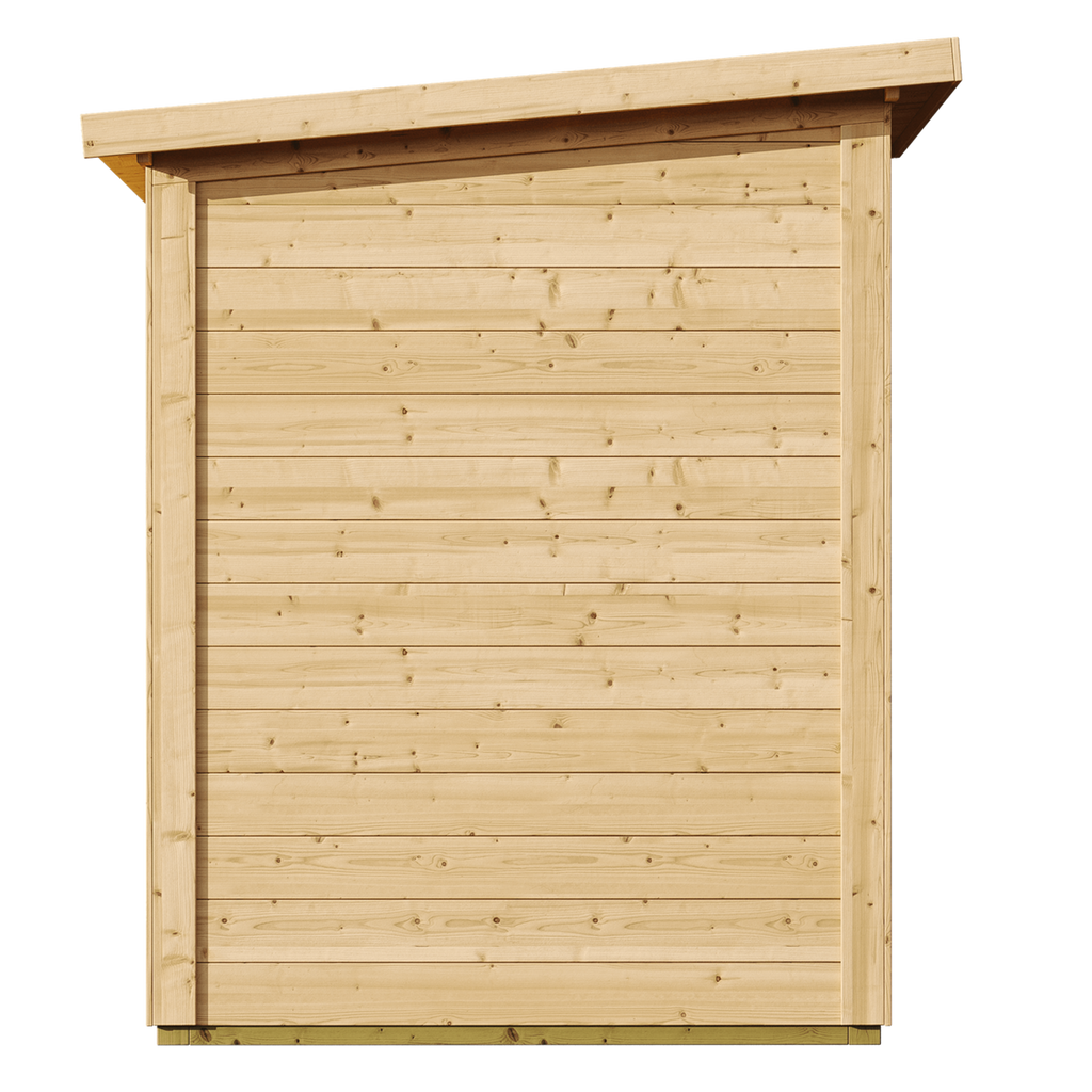 SaunaLife 4-Person Outdoor Traditional Cabin Sauna | Model G2