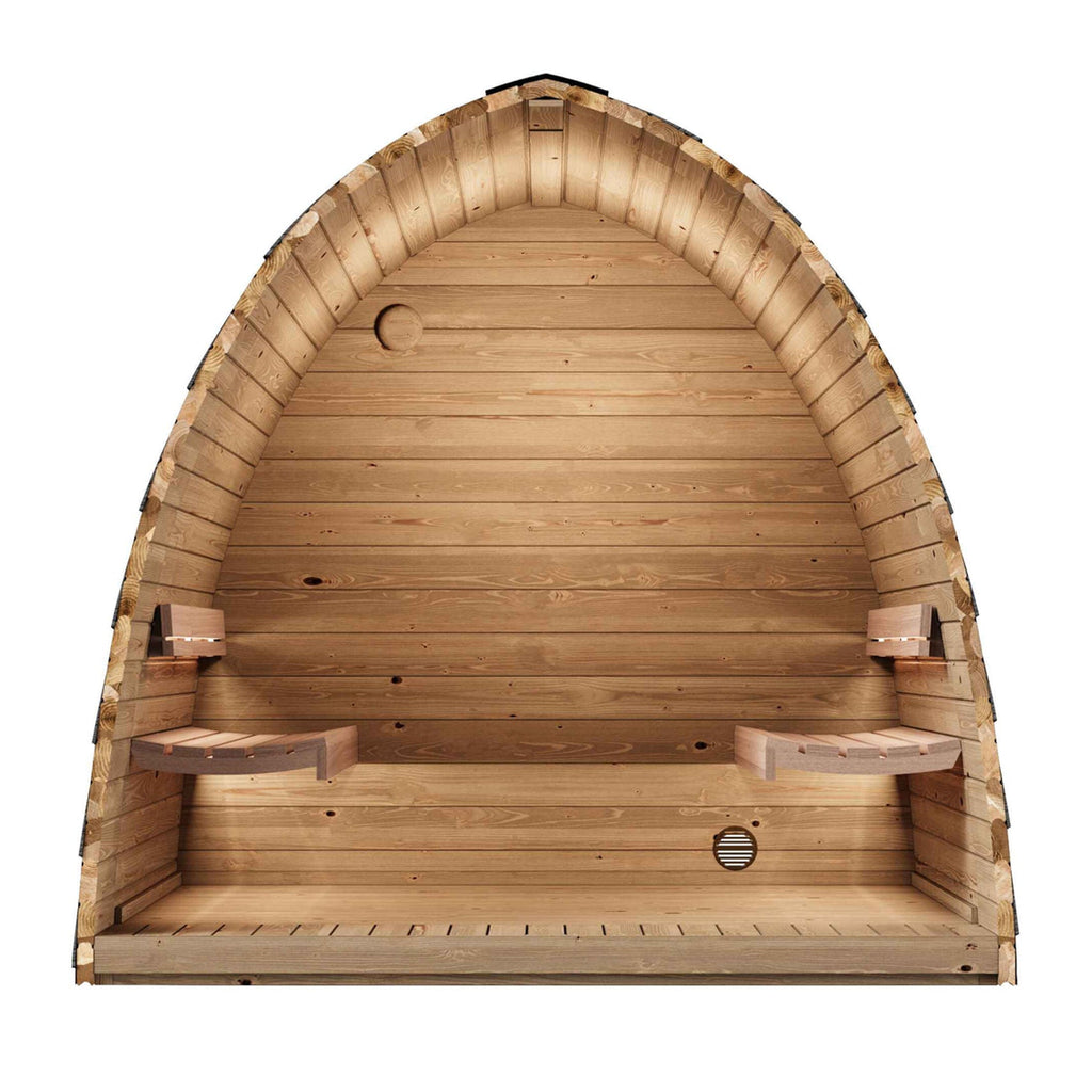 SaunaLife 6-Person Outdoor Traditional Pod Sauna | Model G3