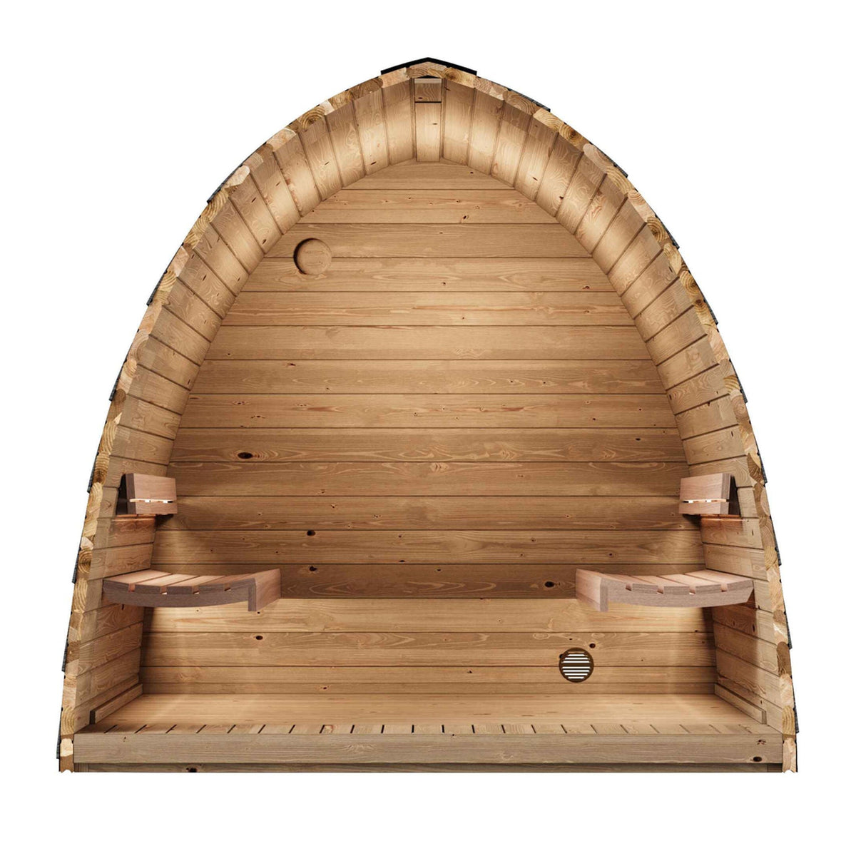 SaunaLife 6-Person Outdoor Traditional Pod Sauna | Model G3