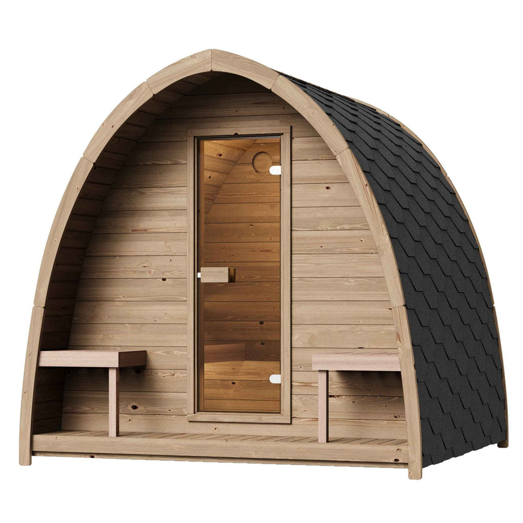 SaunaLife 6-Person Outdoor Traditional Pod Sauna | Model G3