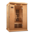 Maxxus 2-Person Low EMF FAR Indoor Infrared Sauna + Red Light Therapy | MX-K206-01