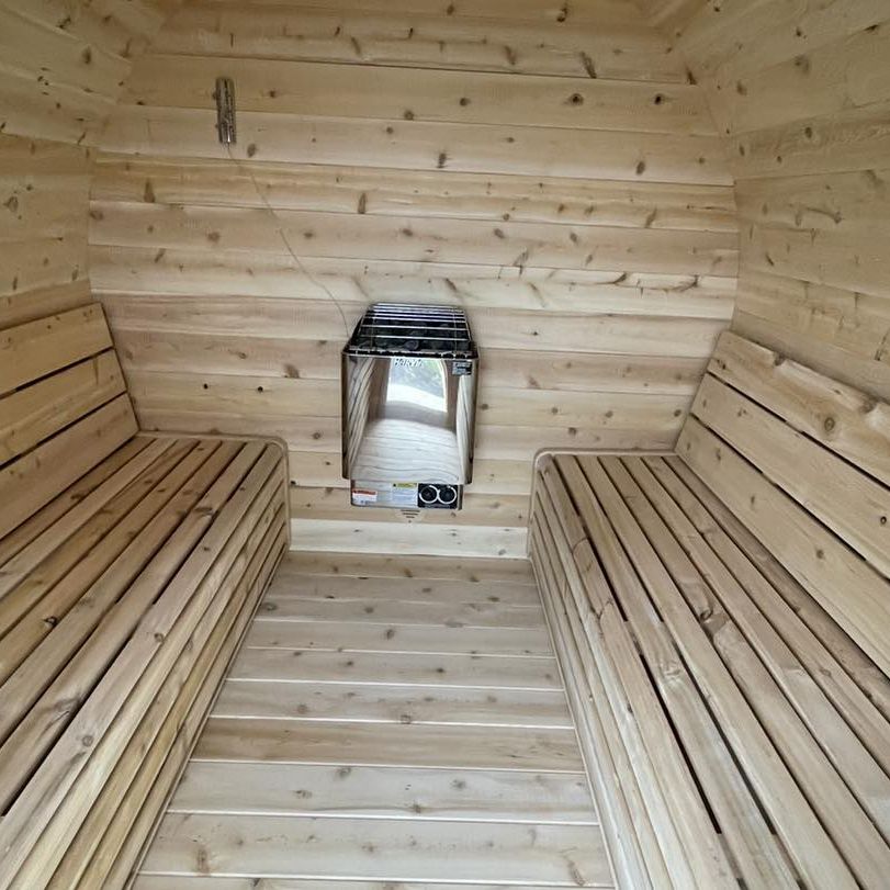 True North Schooner Canadian Made 2-8 Person Outdoor Traditional Barrel Sauna