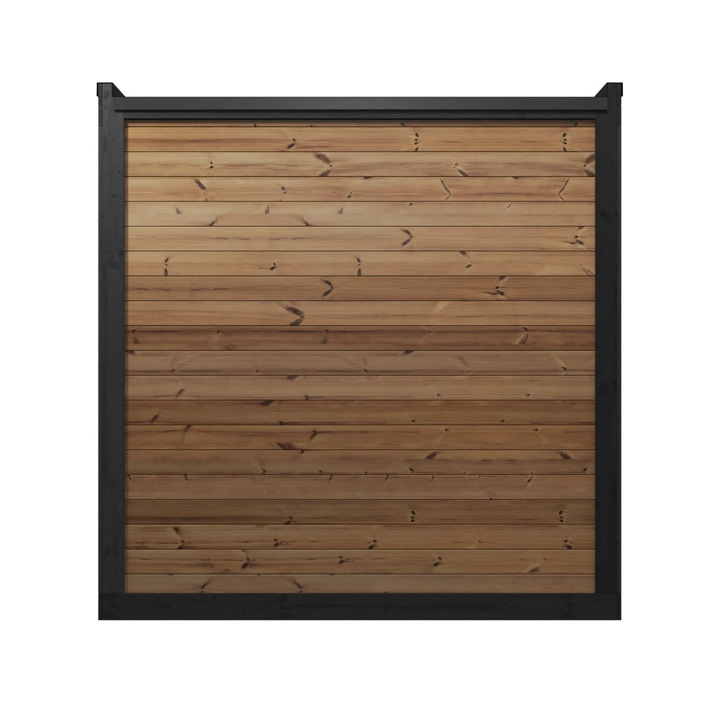 SaunaLife 6 Person Glass Corner Outdoor Traditional Sauna | Model GL6