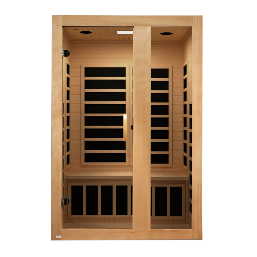 Dynamic Serena Elite 2-person Ultra Low EMF FAR Indoor Infrared Sauna + Red Light Therapy | DYN-6229-01 Elite