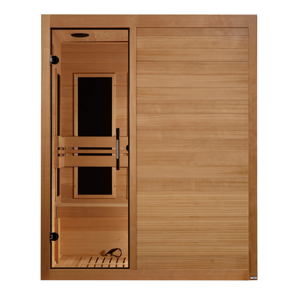 Dynamic Toscana 3-person Ultra Low EMF FAR Indoor Infrared Sauna + Red Light Therapy | DYN-6315-05 Elite
