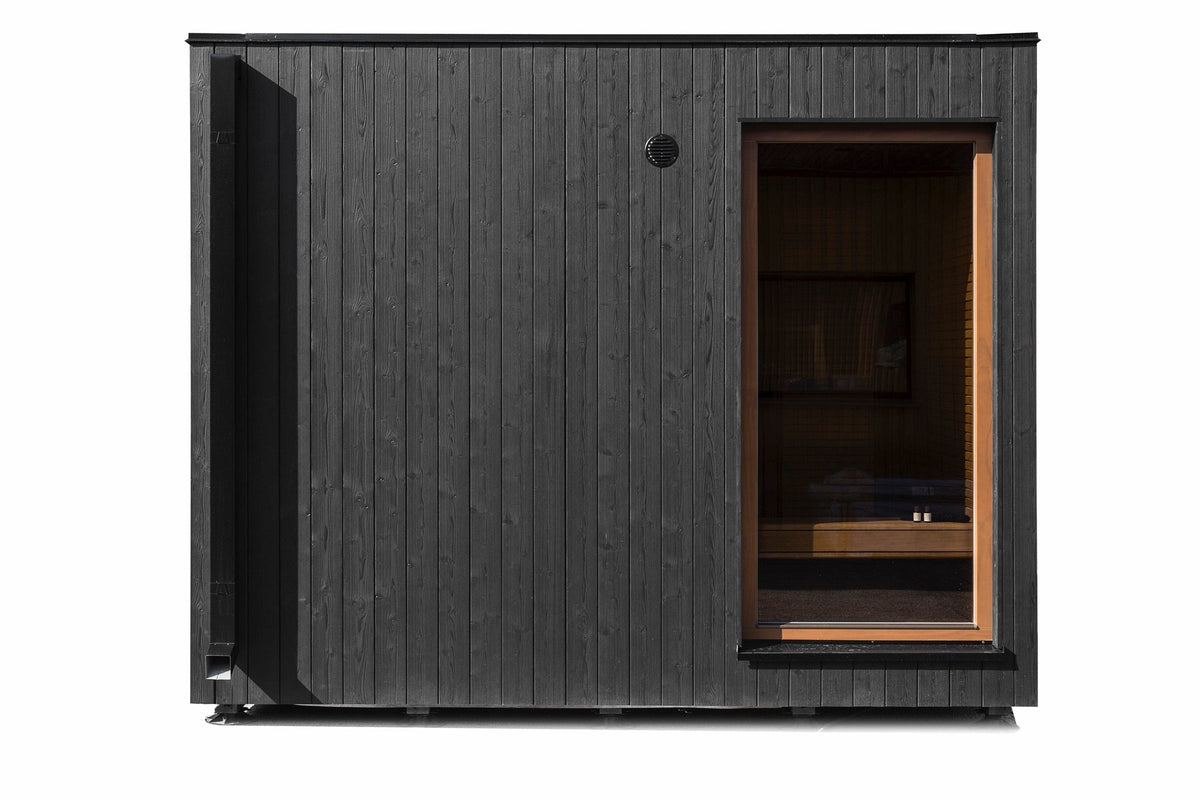 Auroom Natura 5-Person Outdoor Traditional Sauna with Changeroom