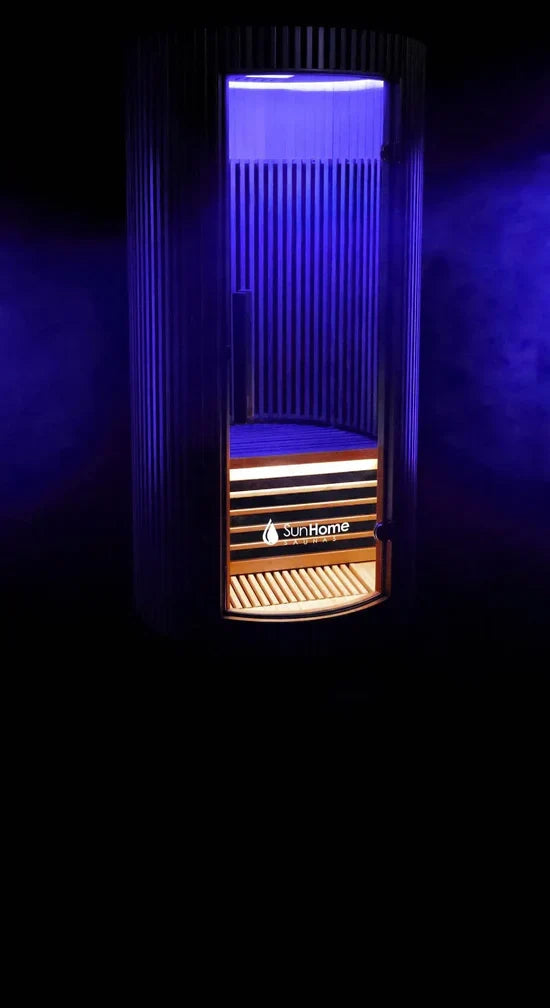 Sun Home Pod™ 1-Person Full Spectrum Indoor Infrared Sauna + Red Light Therapy
