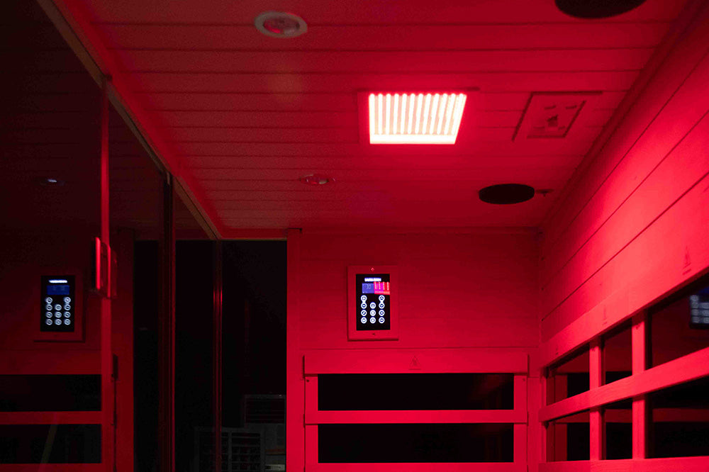 Wizzisaunas S03 3-Person Full Spectrum Near Zero EMF Indoor Infrared Sauna + Medical-Grade Red Light Therapy